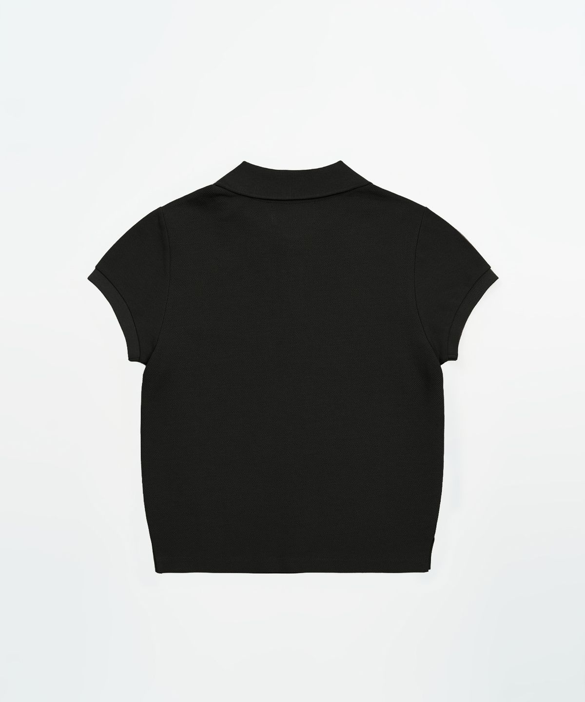 토피 우먼(TOFFEE WOMEN) W 버튼 피케 티셔츠 (BLACK)