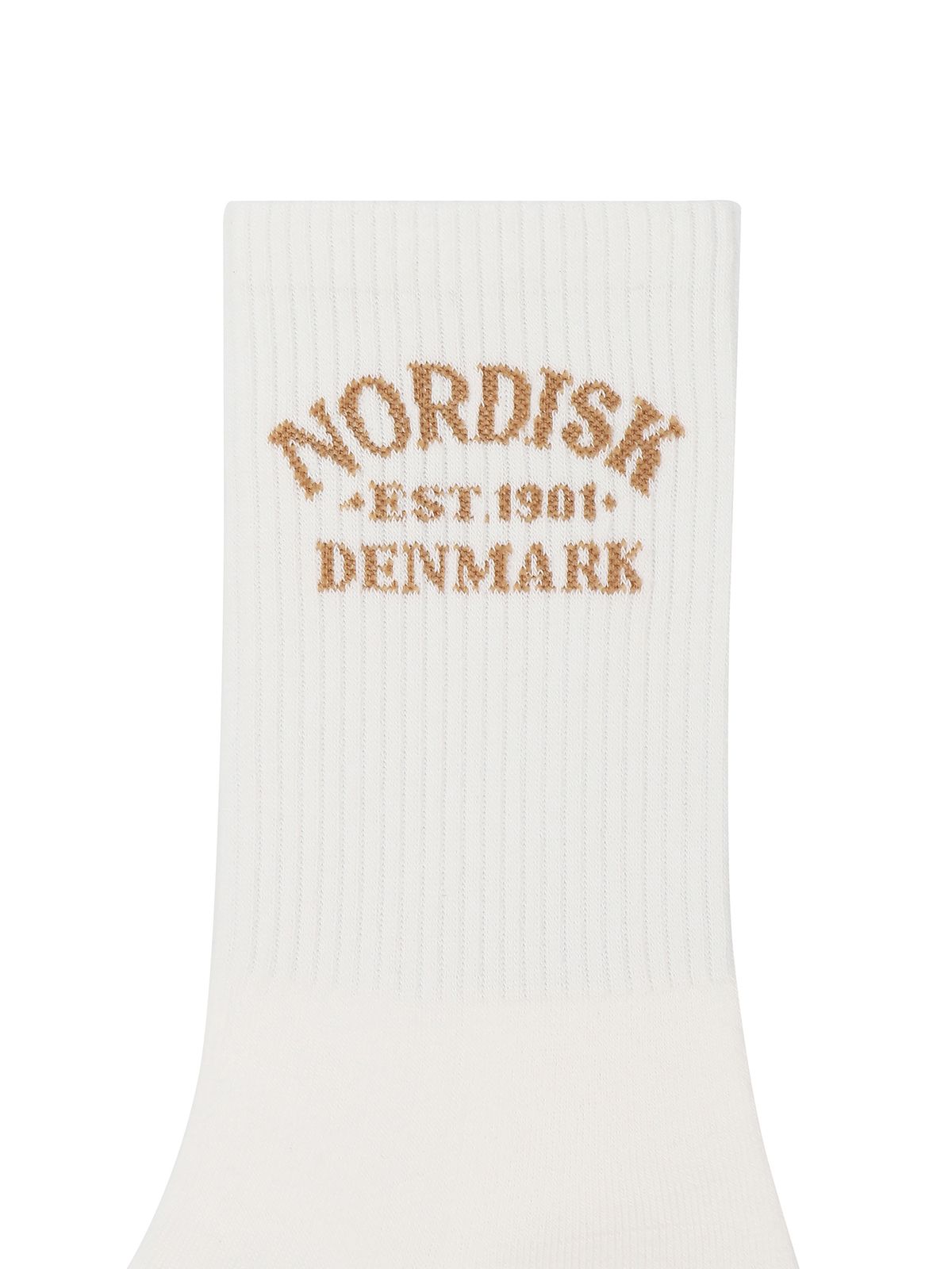 노르디스크(NORDISK) [비메이트] 그래픽 미드크루 삭스_Off White