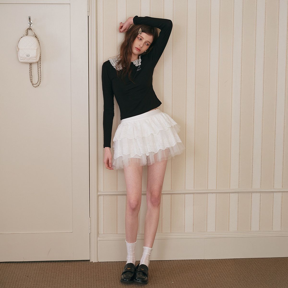 쎄무아듀(CEST MOIDEW) Cest_Embroidery tutu skirt
