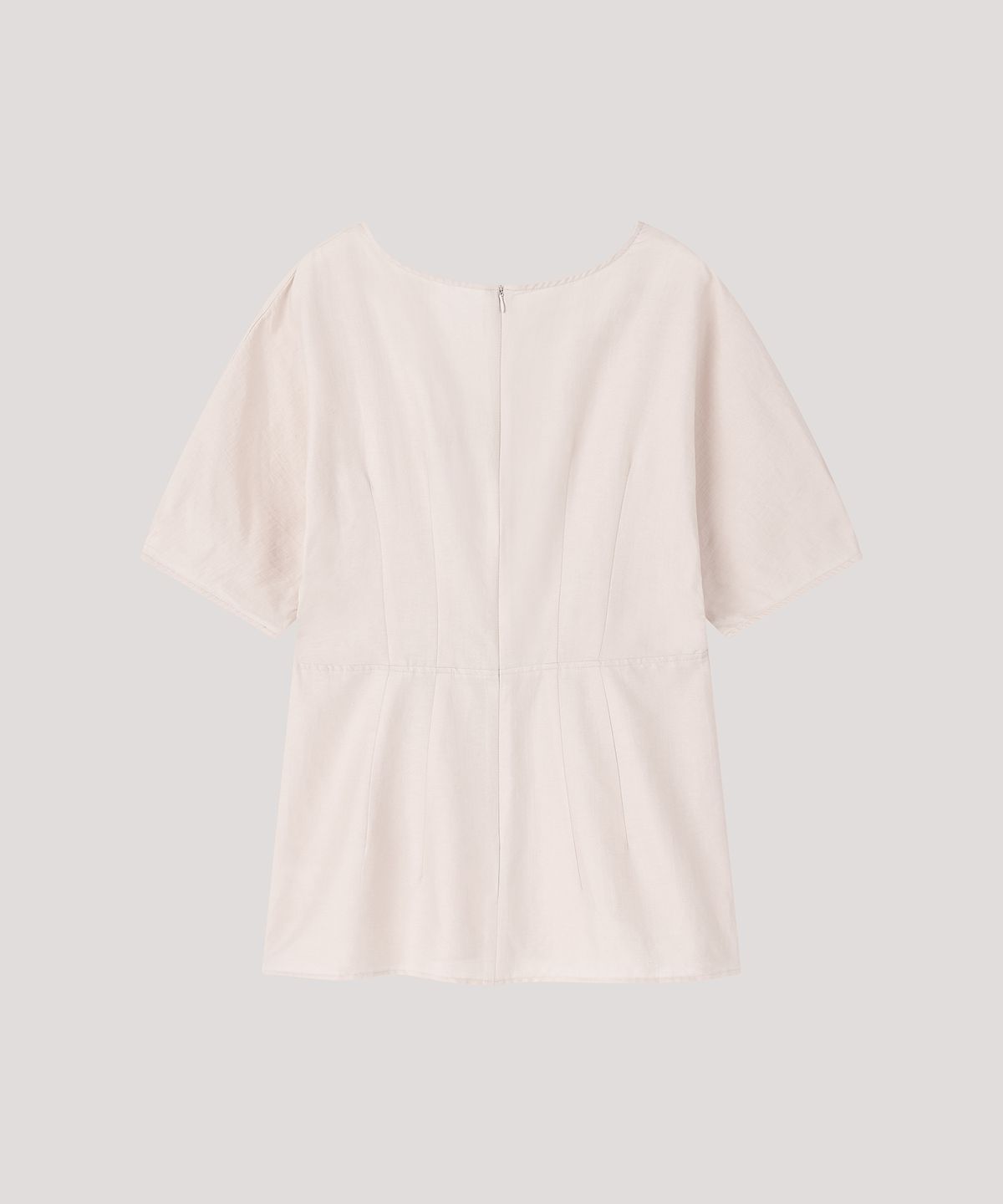 더 릴(THE LILLE) Linen V-neck Blouse_Beige