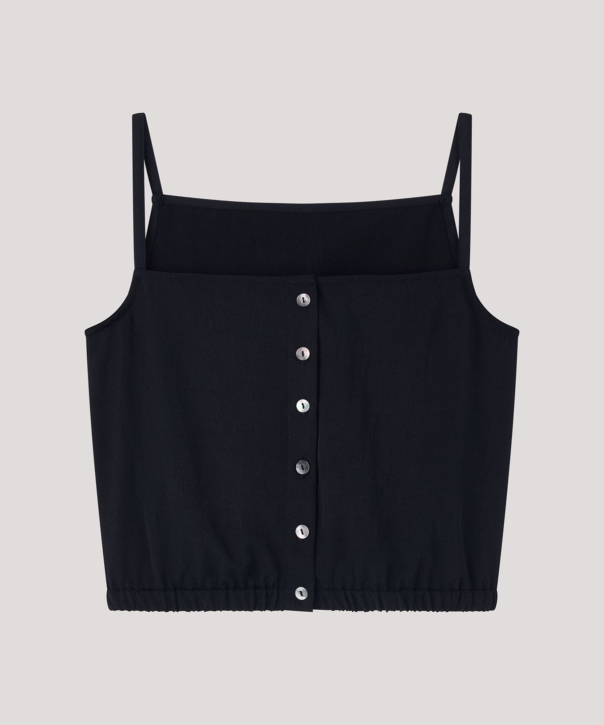 더 릴(THE LILLE) Button Sleeveless Blouse_Navy