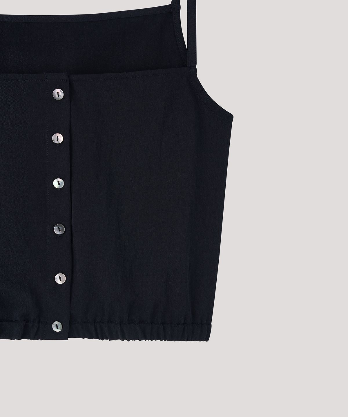 더 릴(THE LILLE) Button Sleeveless Blouse_Navy