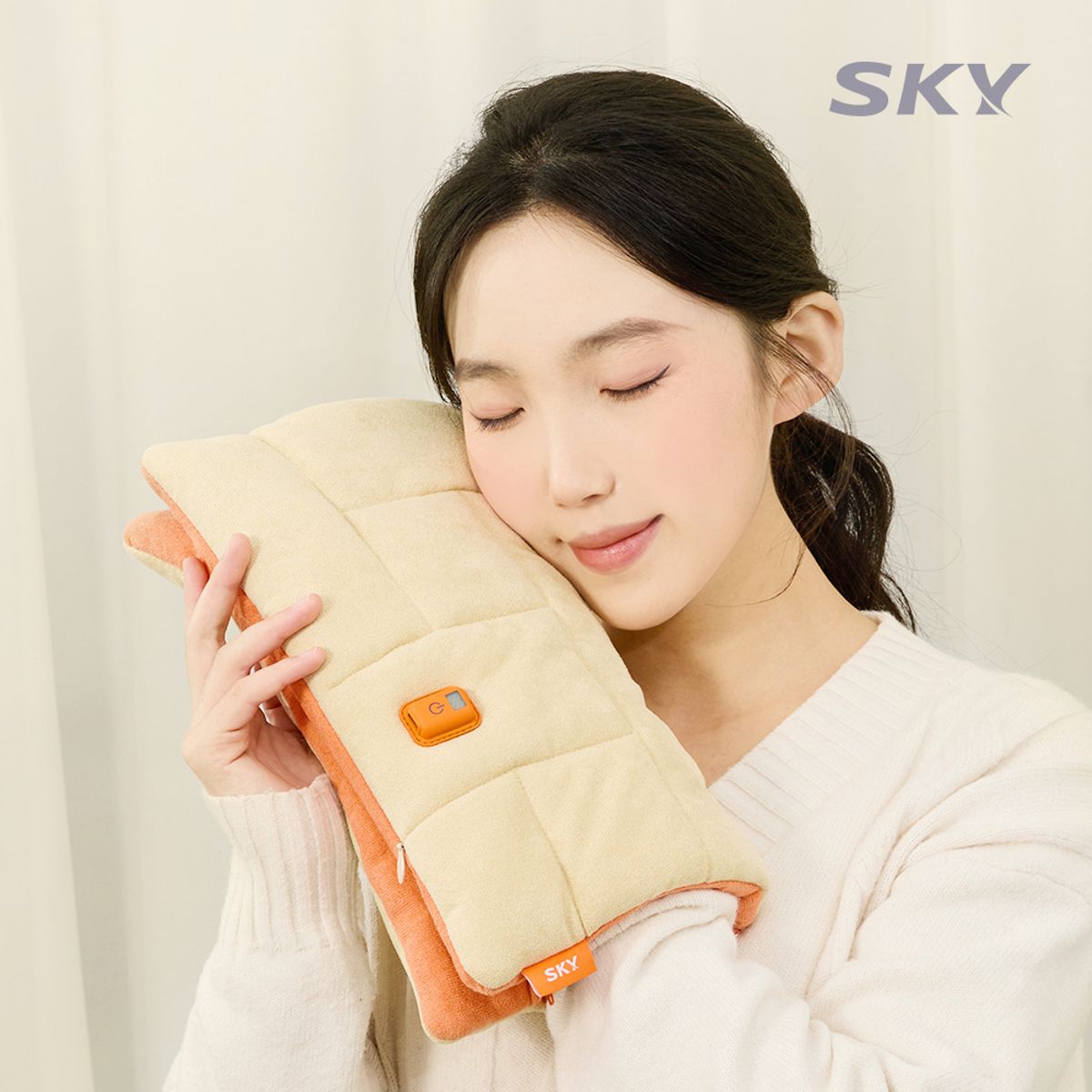 스카이 케어(SKY CARE) 케어 USB 온열 찜질기 핸드 워머 등 복부 찜질 EM17