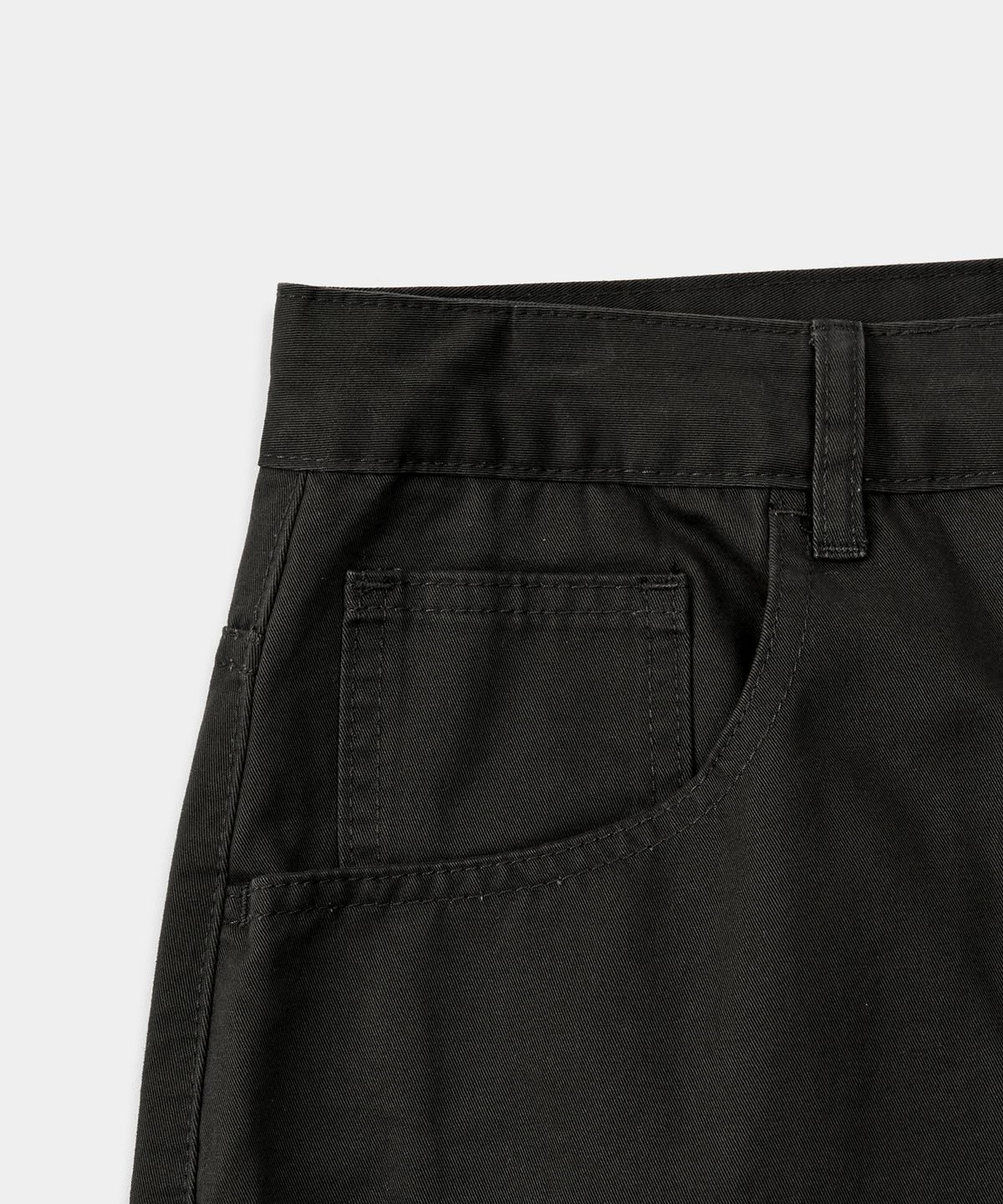 엑스컨테이너(EXCONTAINER) 커브드 와이드 코튼 팬츠 (BLACK)