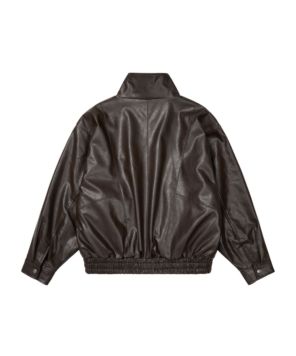아캄(AAKAM) Dad Leather Jacket (Brown)