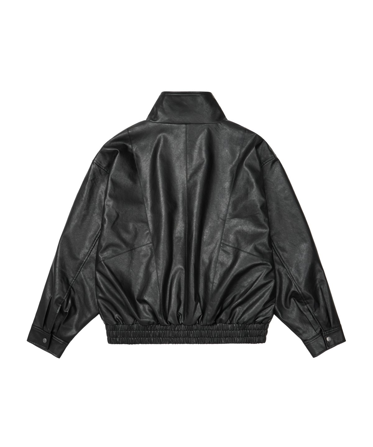아캄(AAKAM) Dad Leather Jacket (Black)