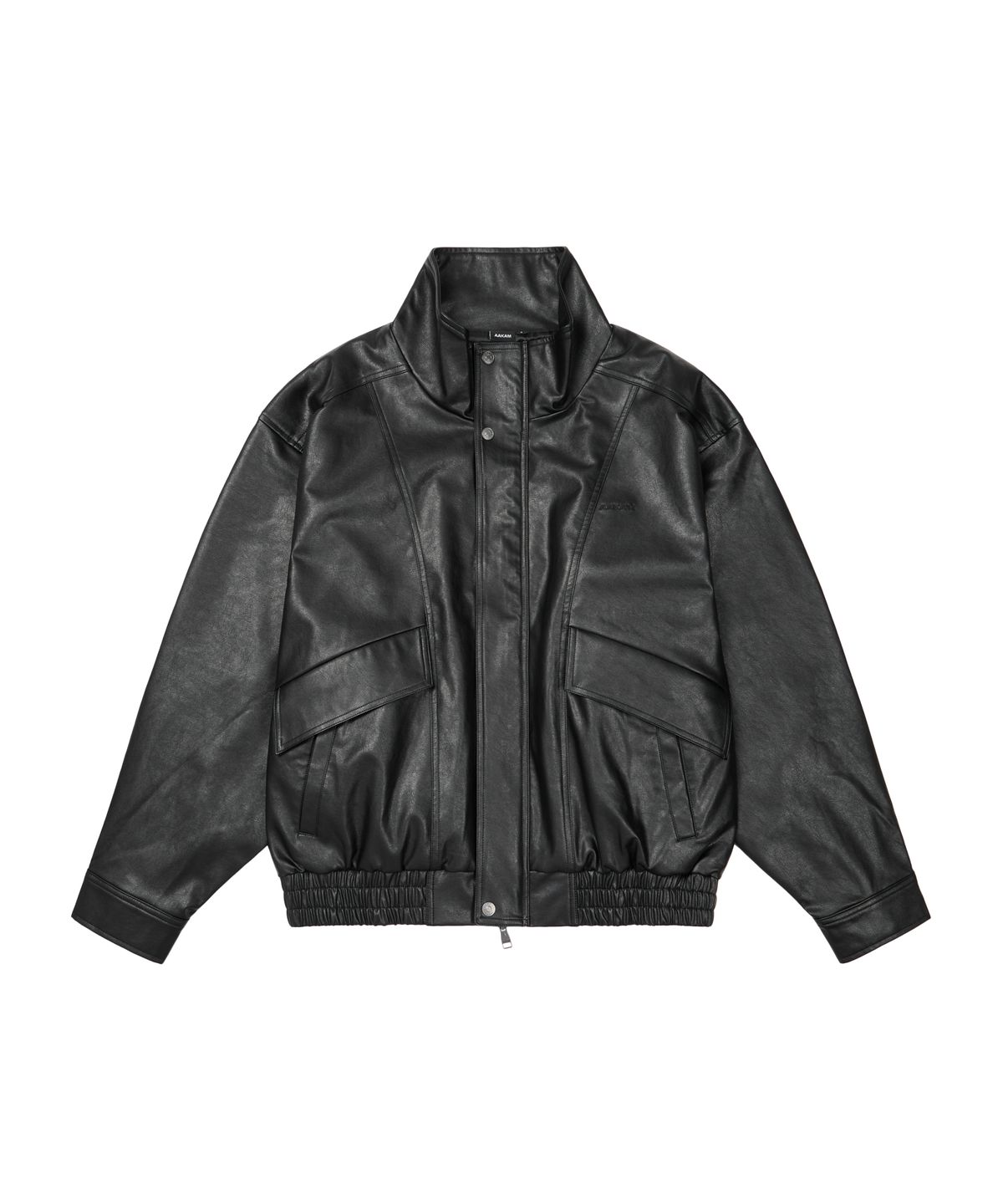 아캄(AAKAM) Dad Leather Jacket (Black)