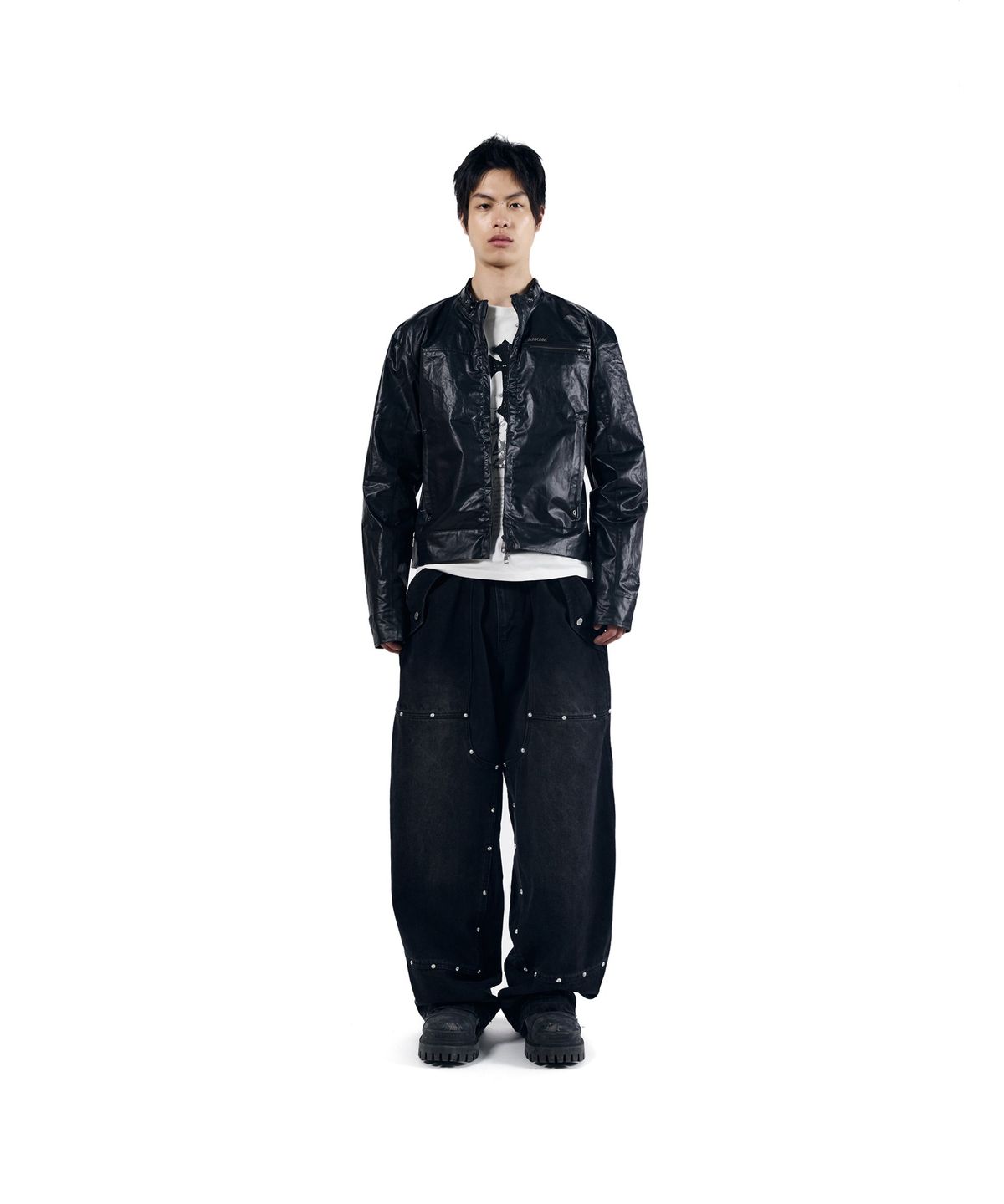 아캄(AAKAM) Technical Coated Jacket (Black)