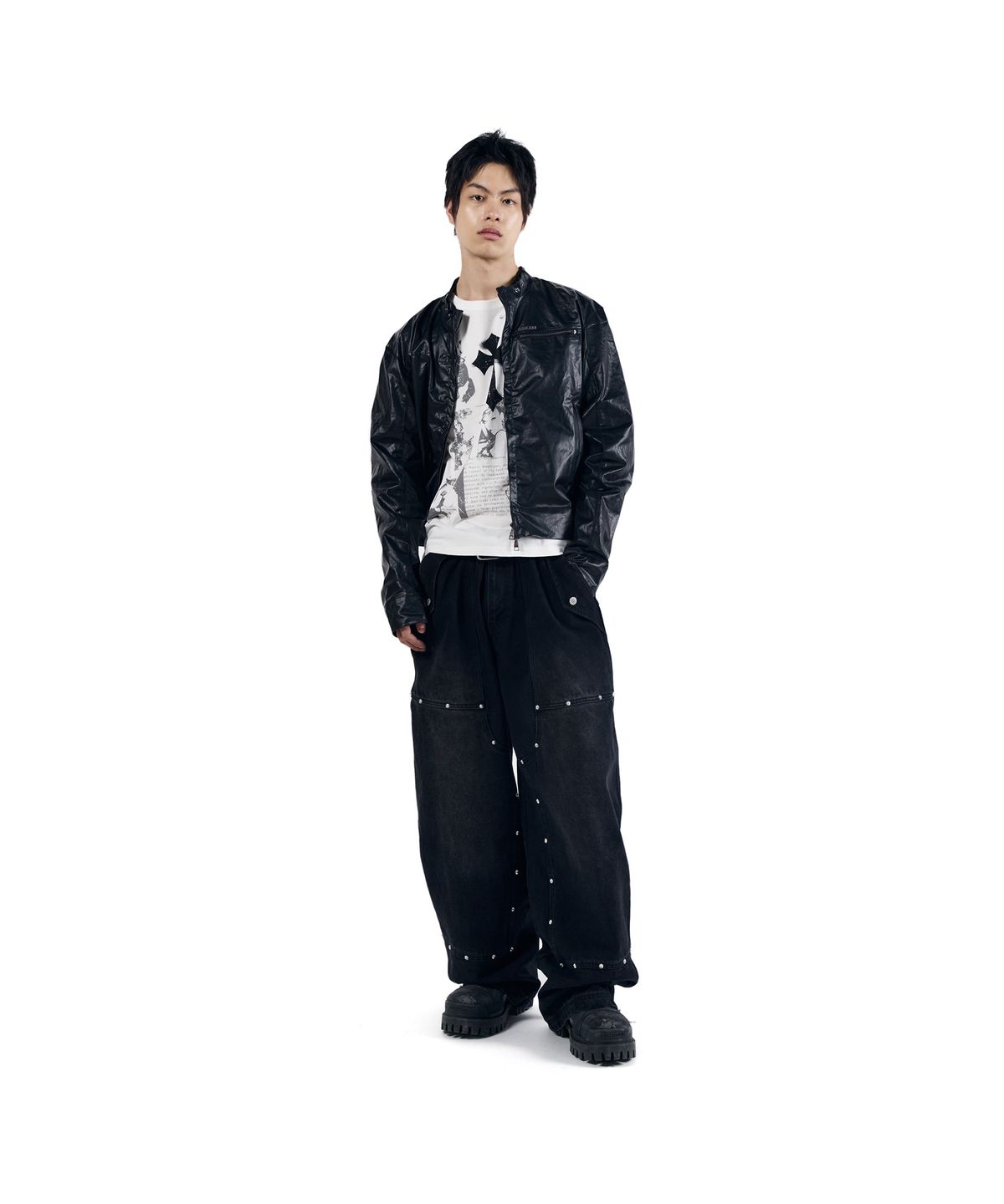 아캄(AAKAM) Technical Coated Jacket (Black)