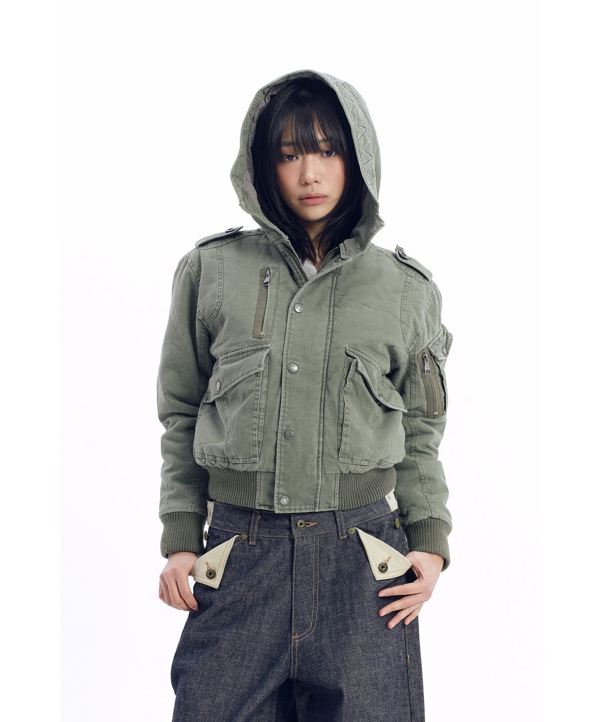 아캄(AAKAM) Nova Combat Jacket (Khaki)