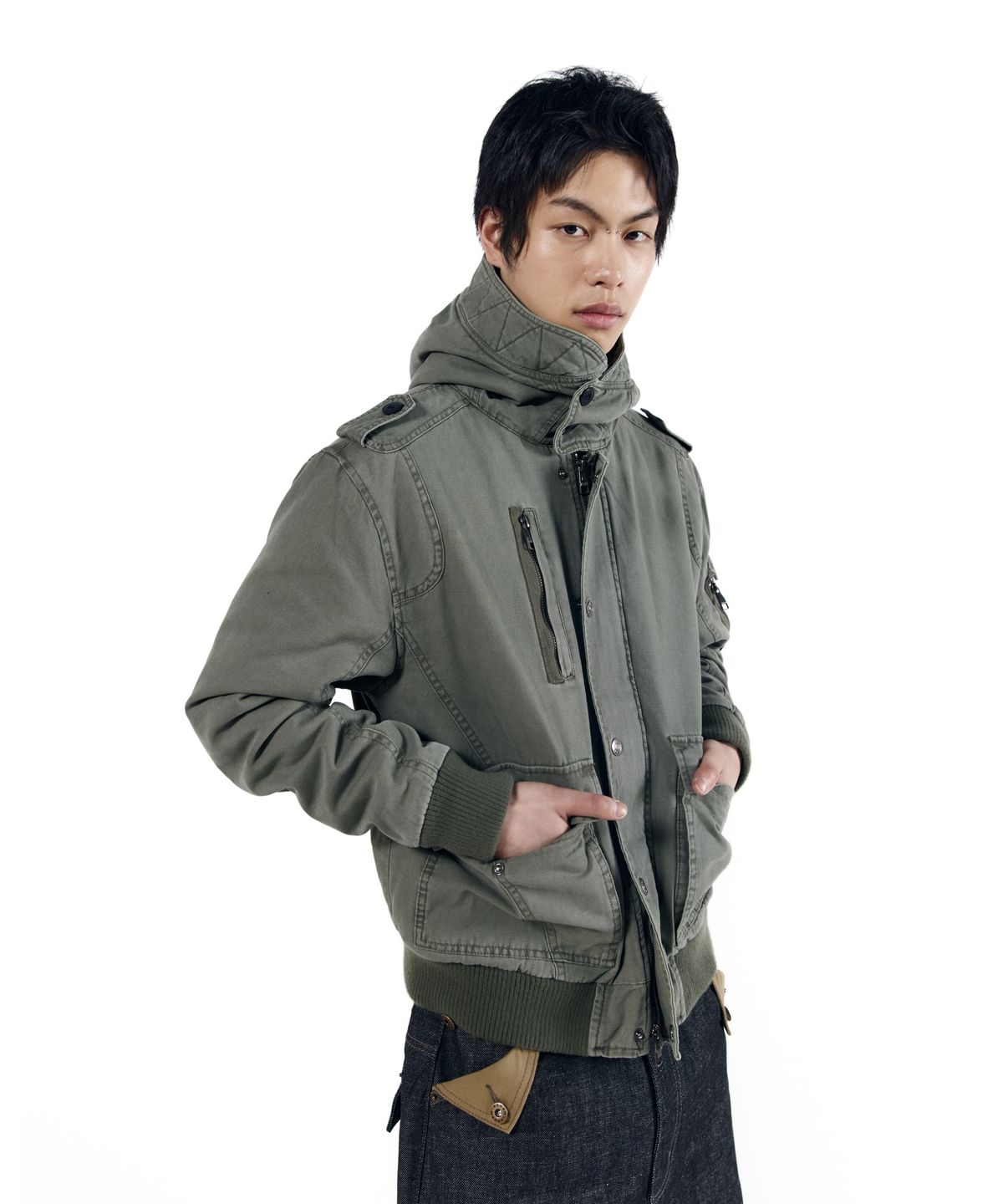 아캄(AAKAM) Nova Combat Jacket (Khaki)