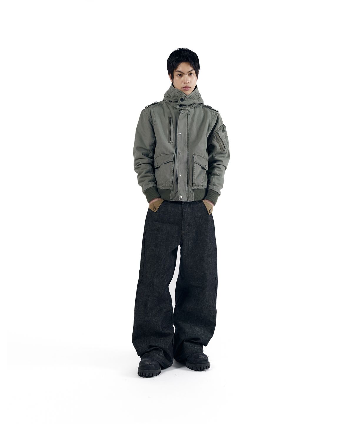 아캄(AAKAM) Nova Combat Jacket (Khaki)