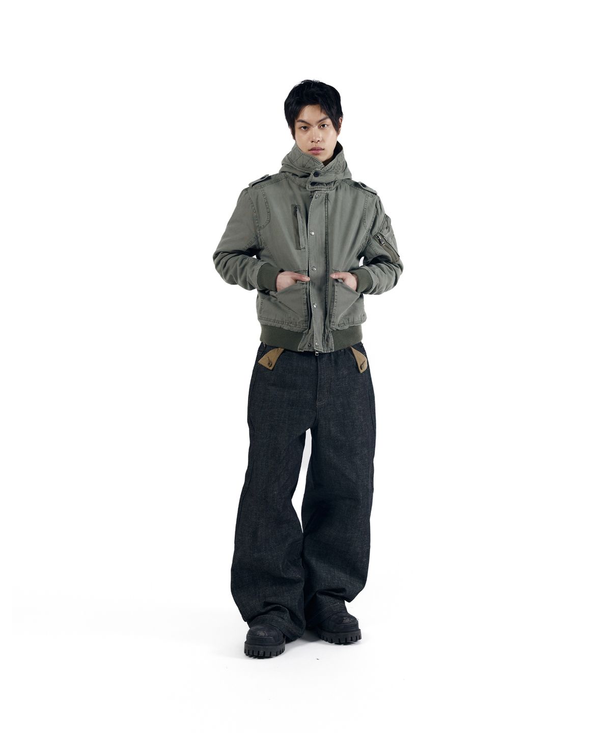 아캄(AAKAM) Nova Combat Jacket (Khaki)