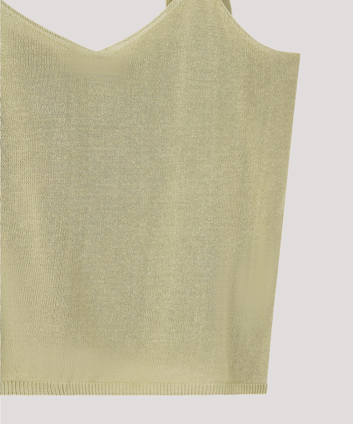 더 릴(THE LILLE) Twoway String Sleeveless Knit_Light Olive
