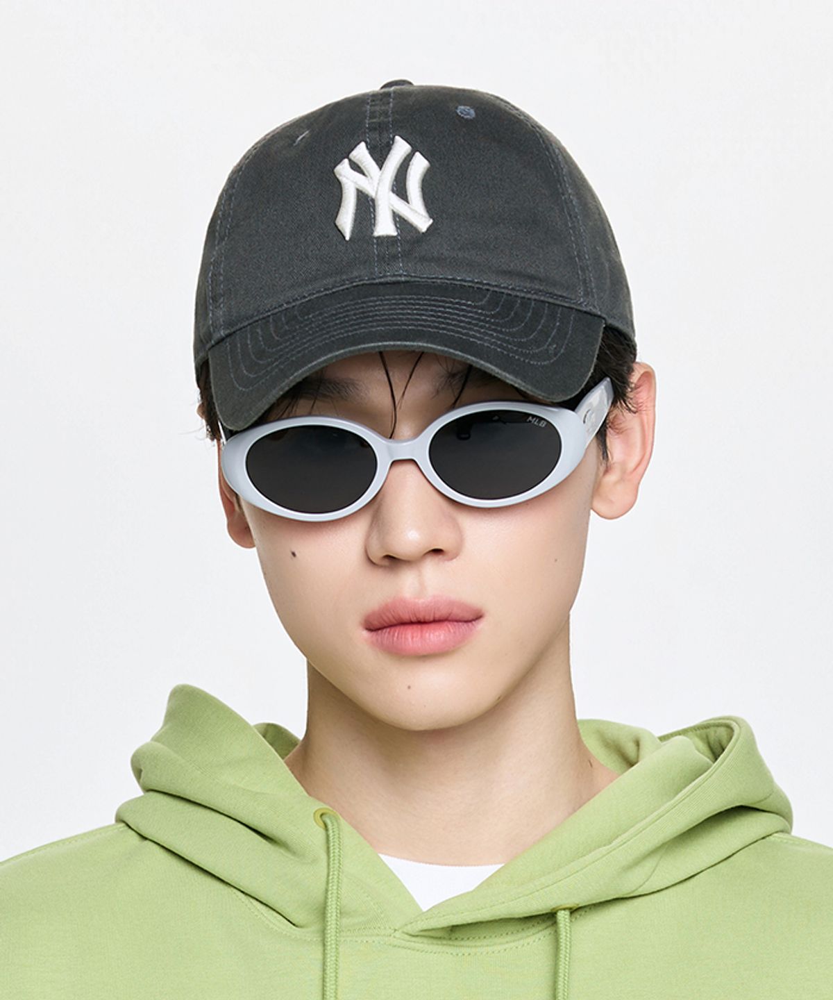 엠엘비(MLB) 키드 (OVAL TYPE) LA (Grey)