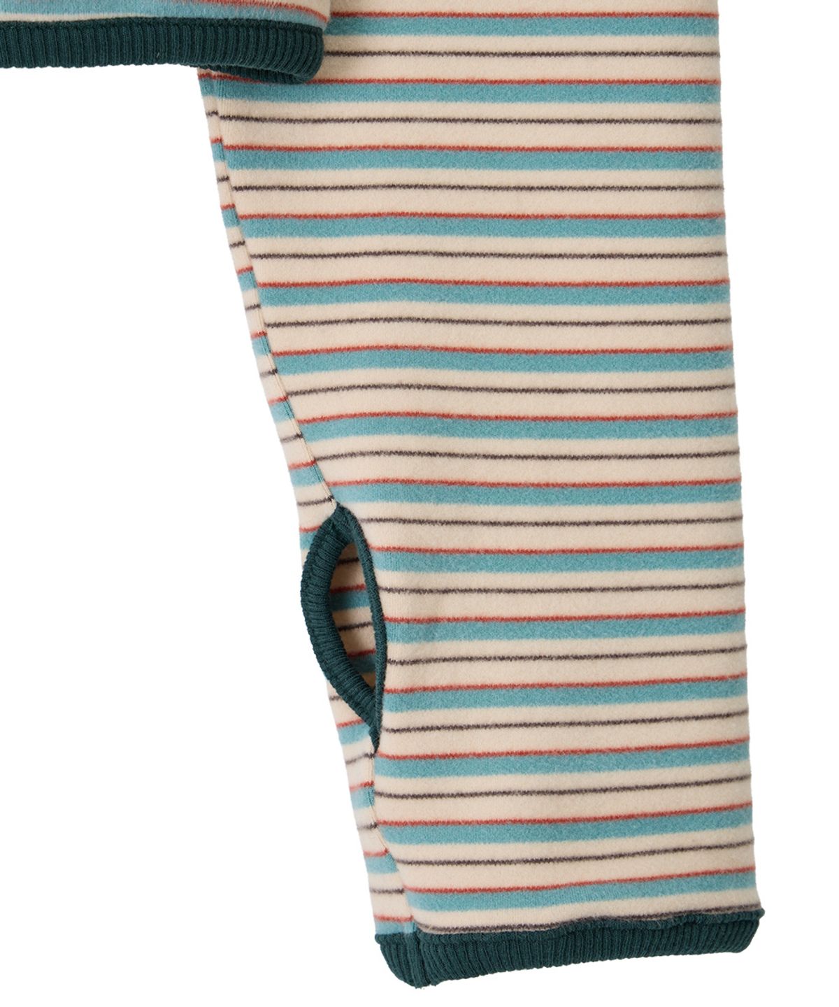 단델(DANDEL) DD stripe trim hoodie zip-up (MINT)