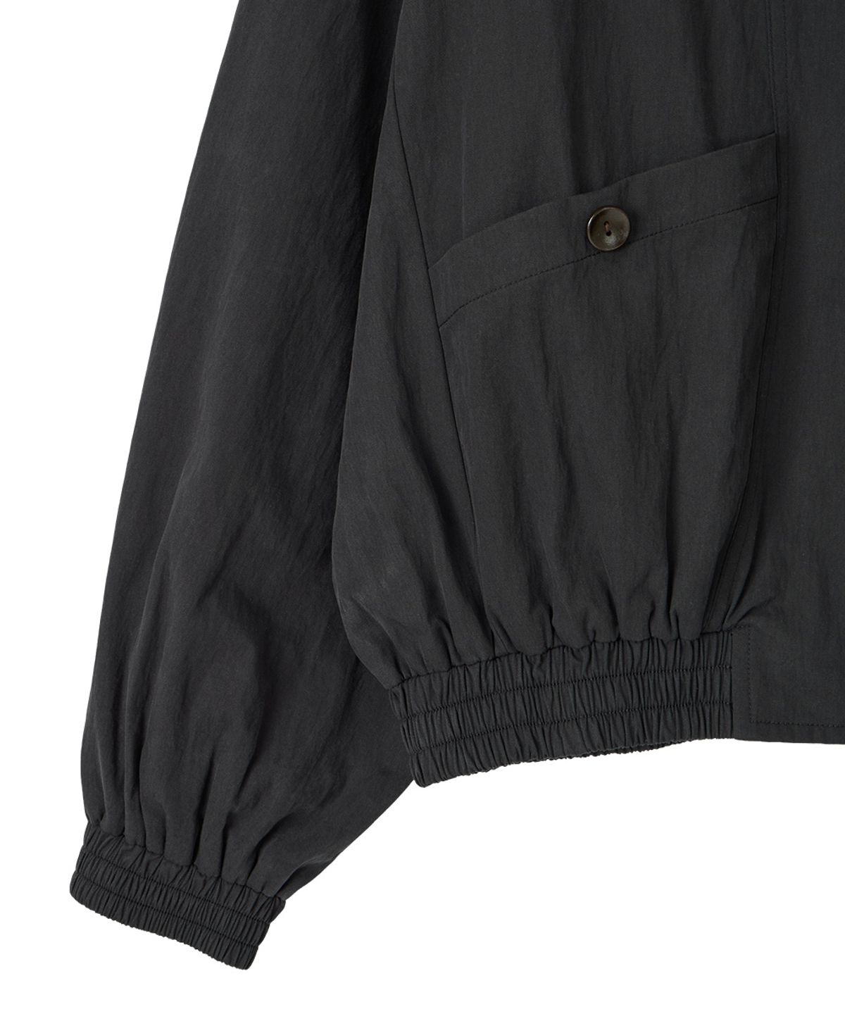 단델(DANDEL) DD floral lining tab jacket (BLACK)