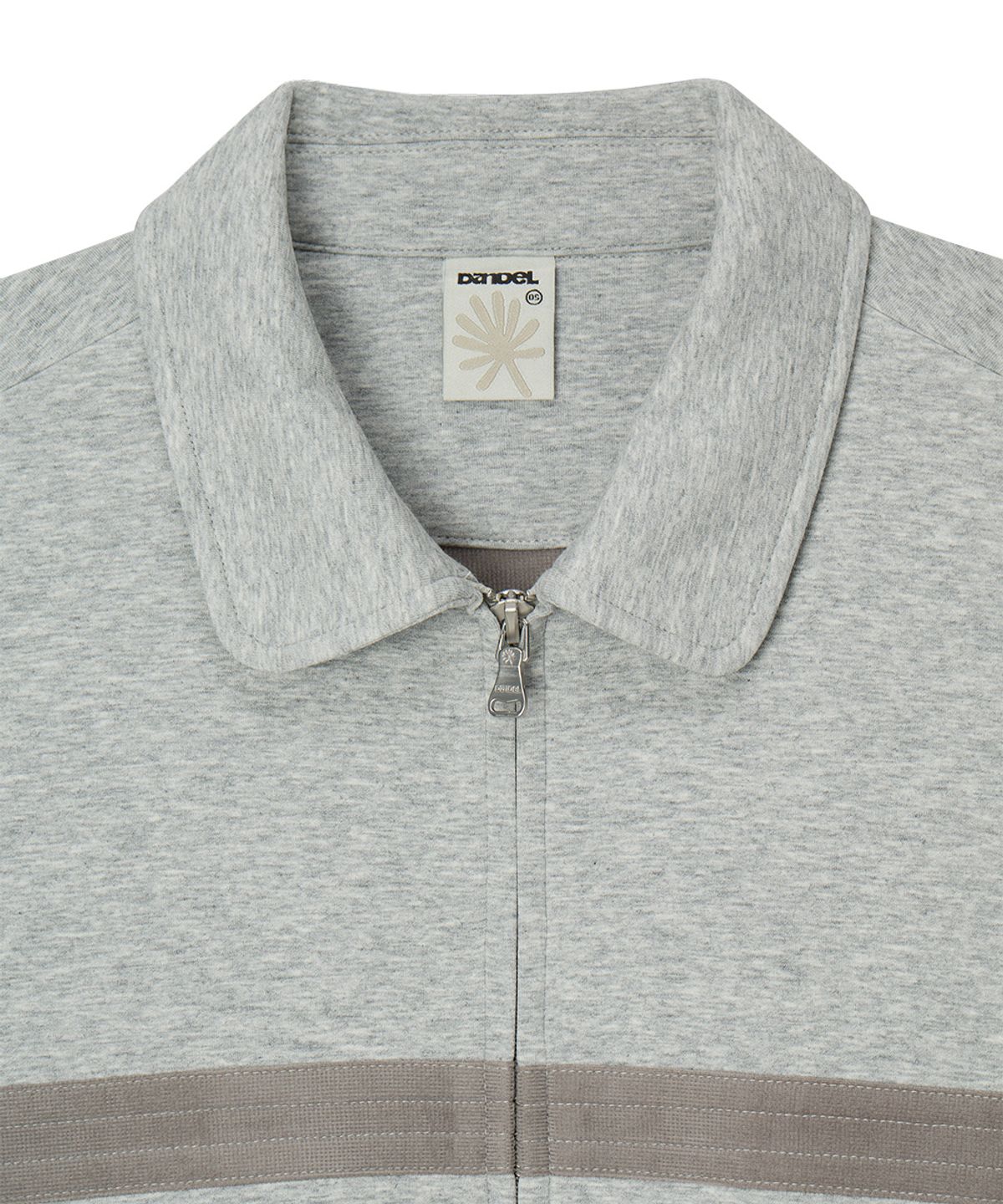 단델(DANDEL) DD binding sweat collar jacket (GREY)