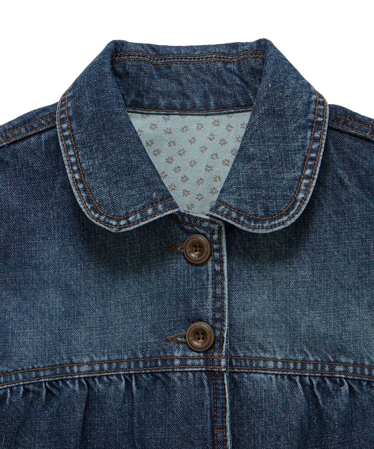 단델(DANDEL) DD four-stitch denim jacket (INDIGO)