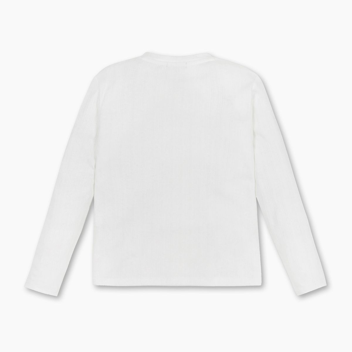 베네통키즈(BENETTONKIDS) 플라워 가든 골지 티셔츠_QATS07611IV