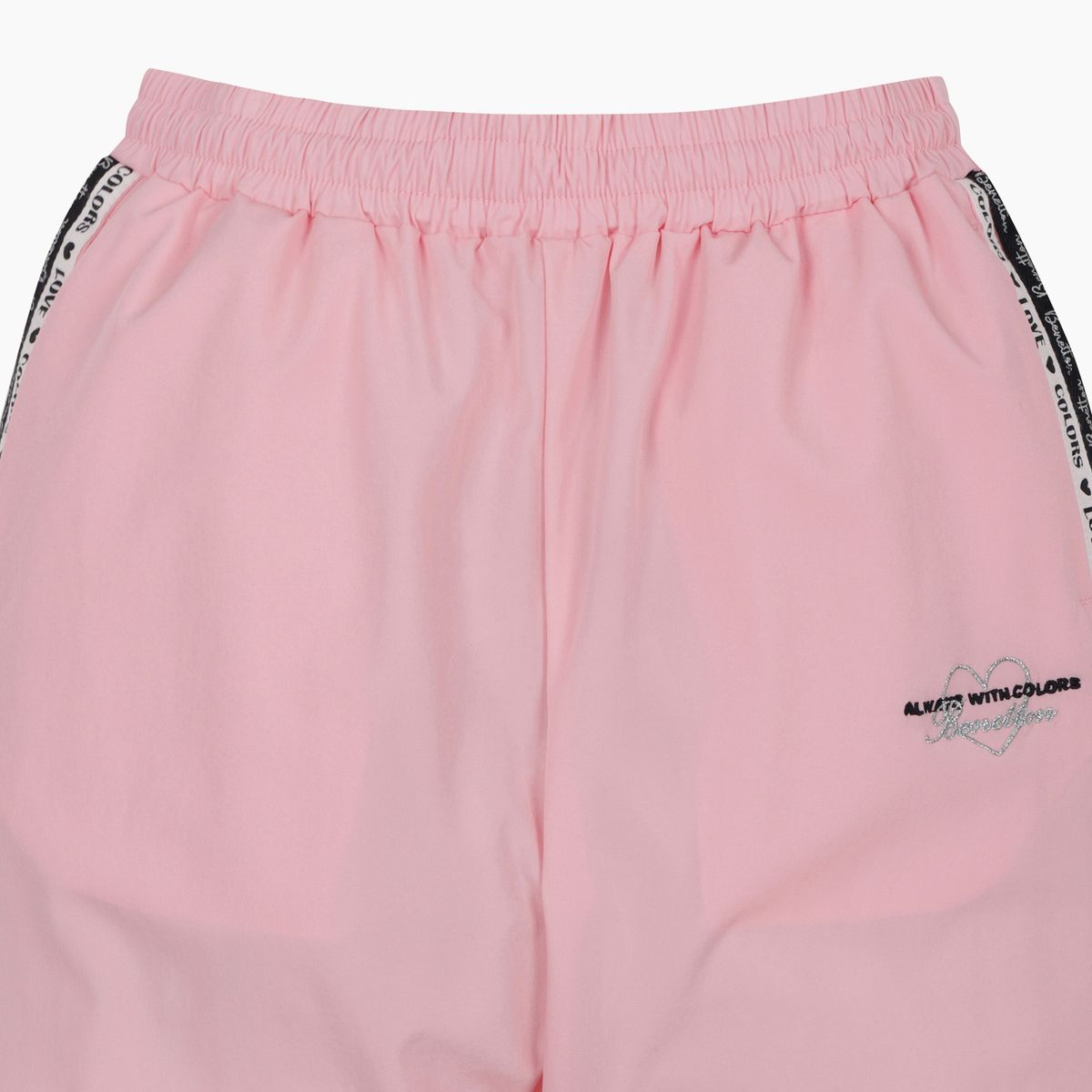 베네통키즈(BENETTONKIDS) 로고 테이핑 조거 팬츠_QAPT02611PK