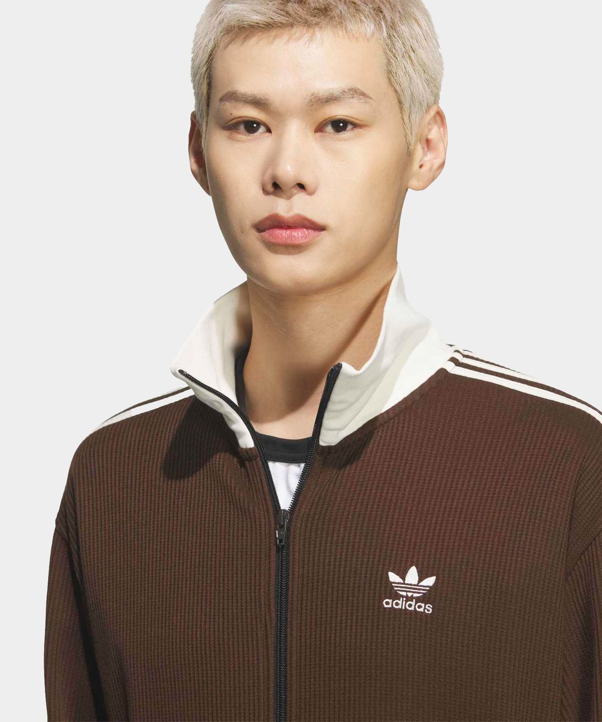 아디다스(ADIDAS) 와플 클래식 트랙탑 - 다크브라운 / KQ6865