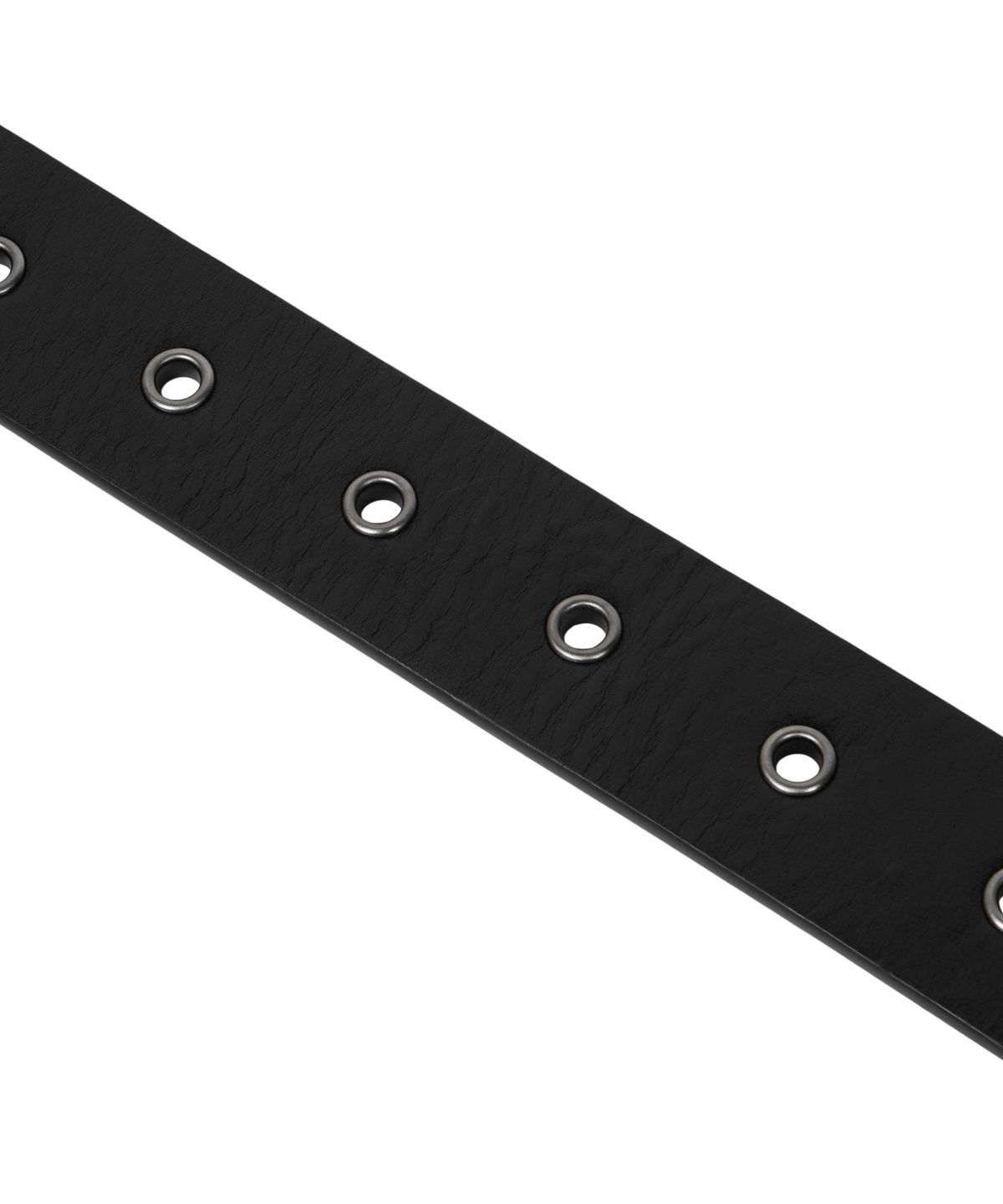 아캄(AAKAM) Square Studded Logo Belt (Black)