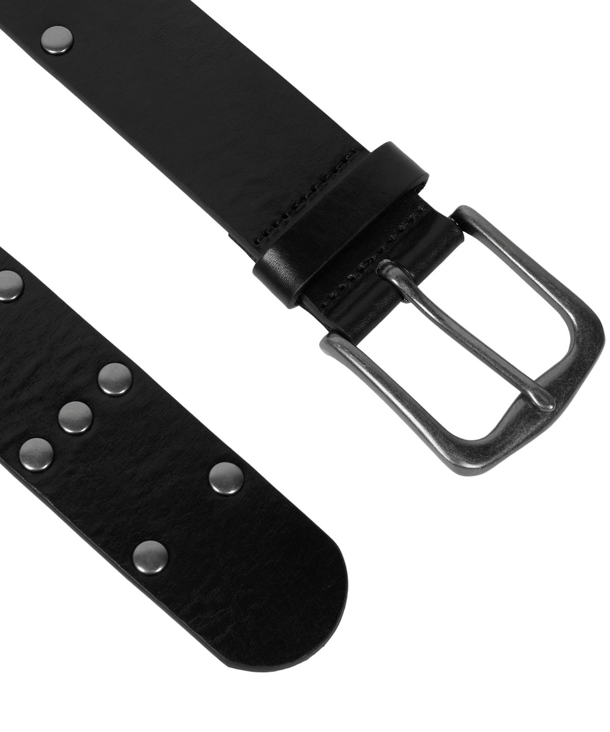 아캄(AAKAM) Circle Studded Belt (Black)