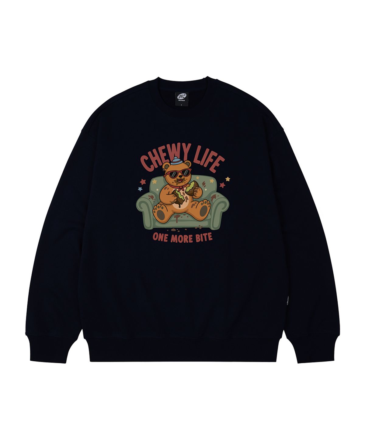 와일드락(WILDROCK) Chewy Life Bear 오버핏 맨투맨_4 COL (크롭/기본)