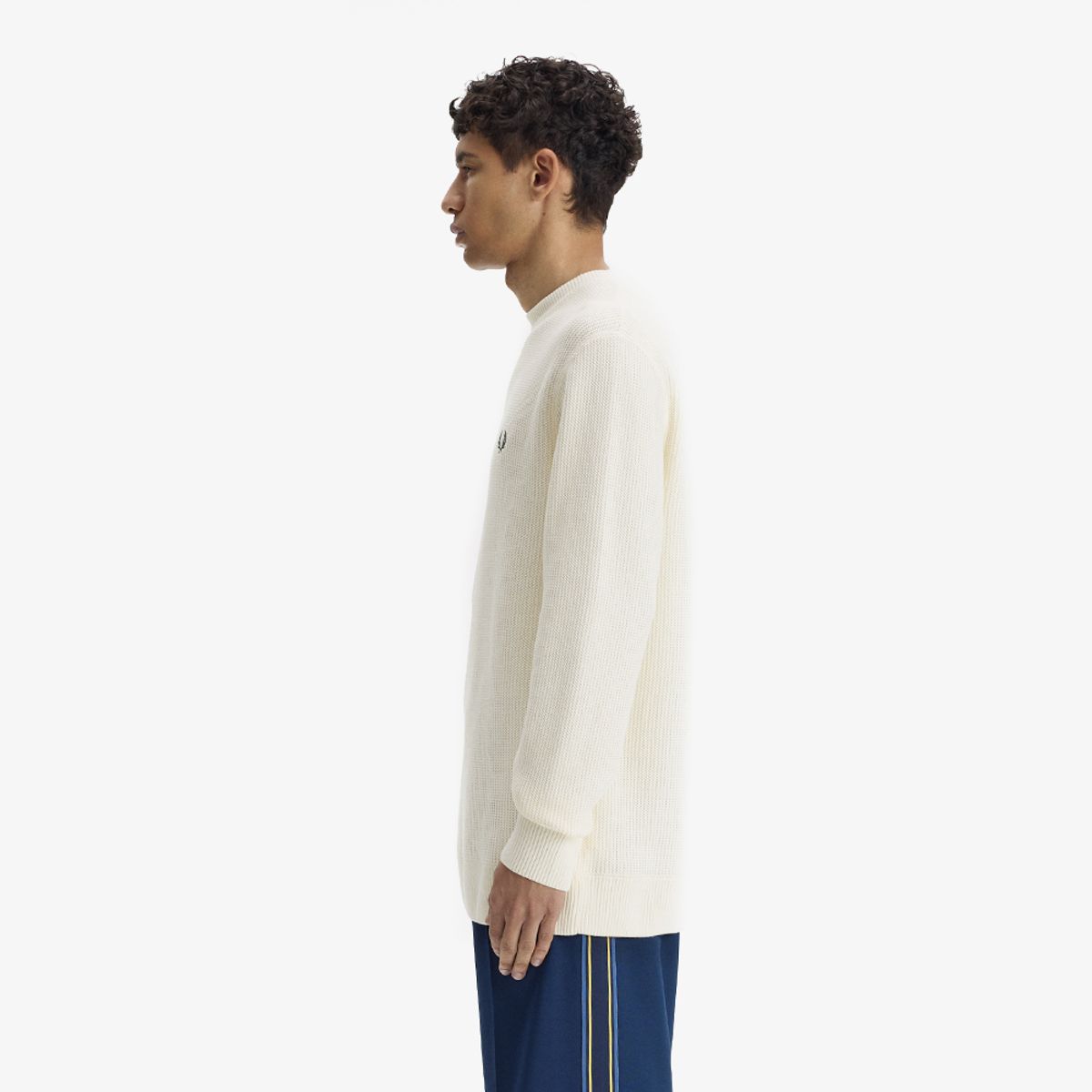 프레드페리(FRED PERRY) [Sport] 텍스쳐드 니트 - 에크루 AFPM2612318-560