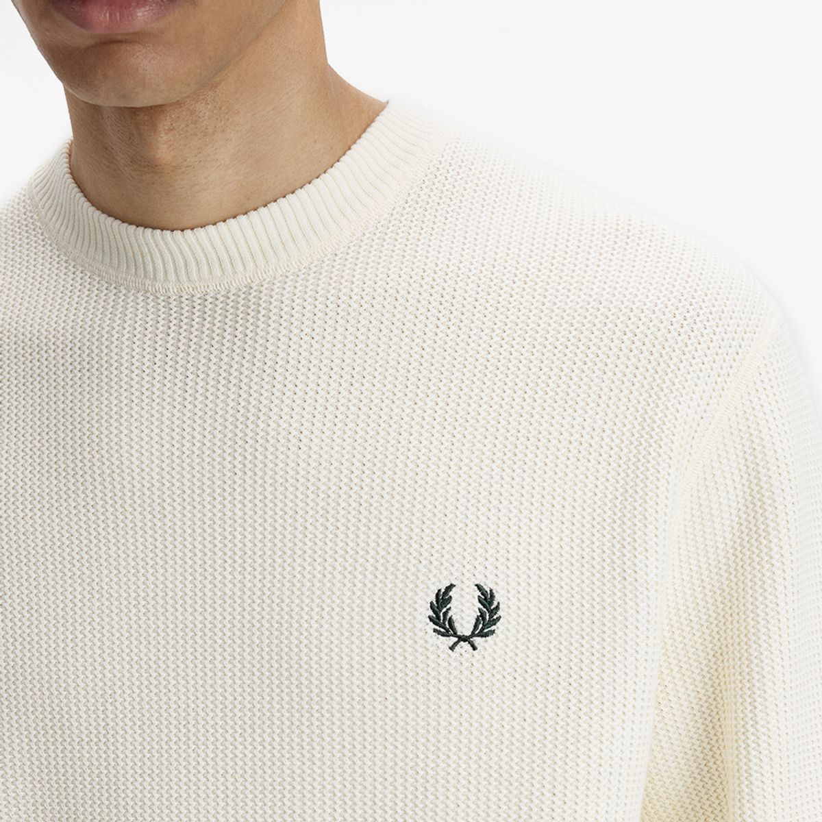 프레드페리(FRED PERRY) [Sport] 텍스쳐드 니트 - 에크루 AFPM2612318-560