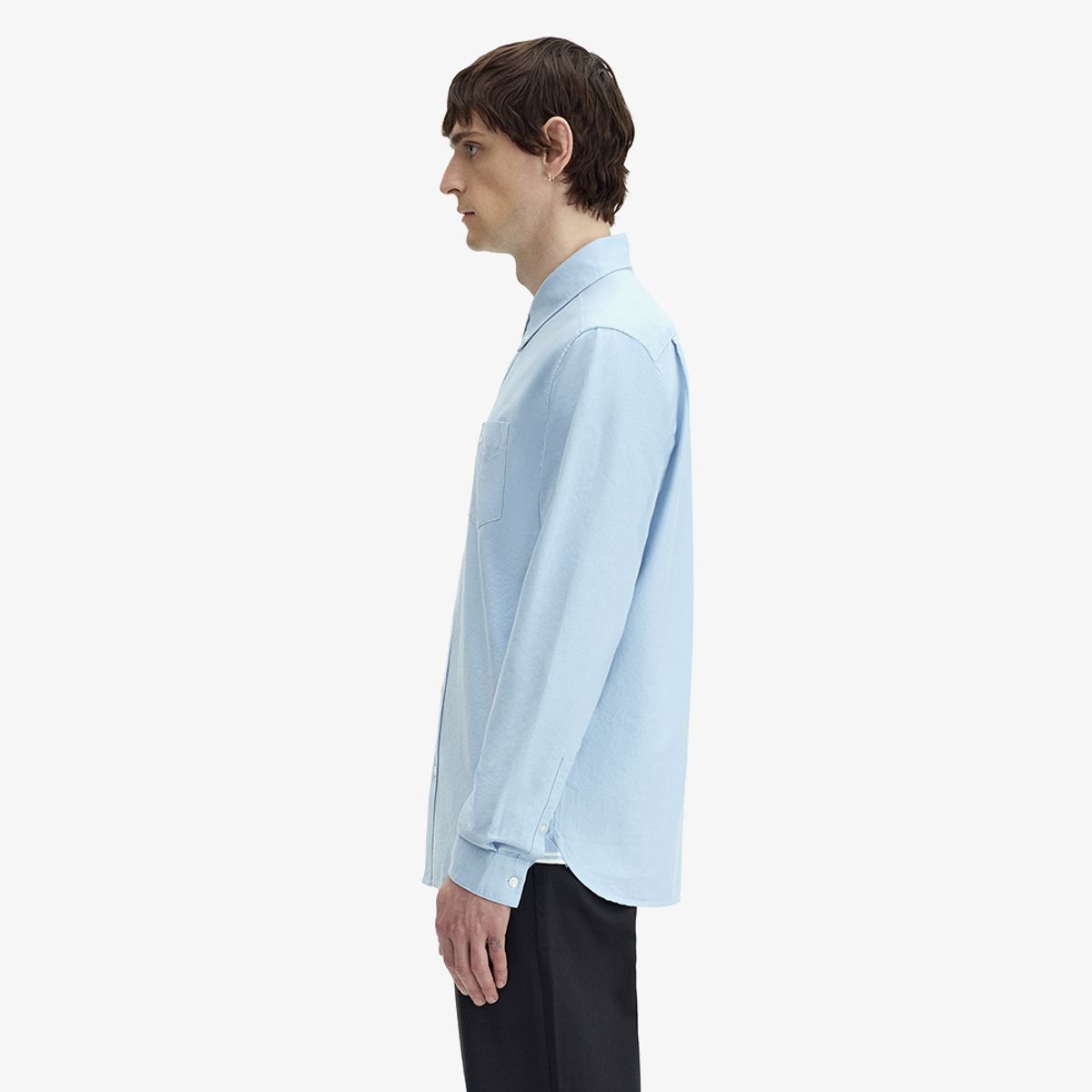 프레드페리(FRED PERRY) [Baseline] 롱 슬리브 옥스포드 셔츠 - 라이트스모크 AFPM2G95516-146