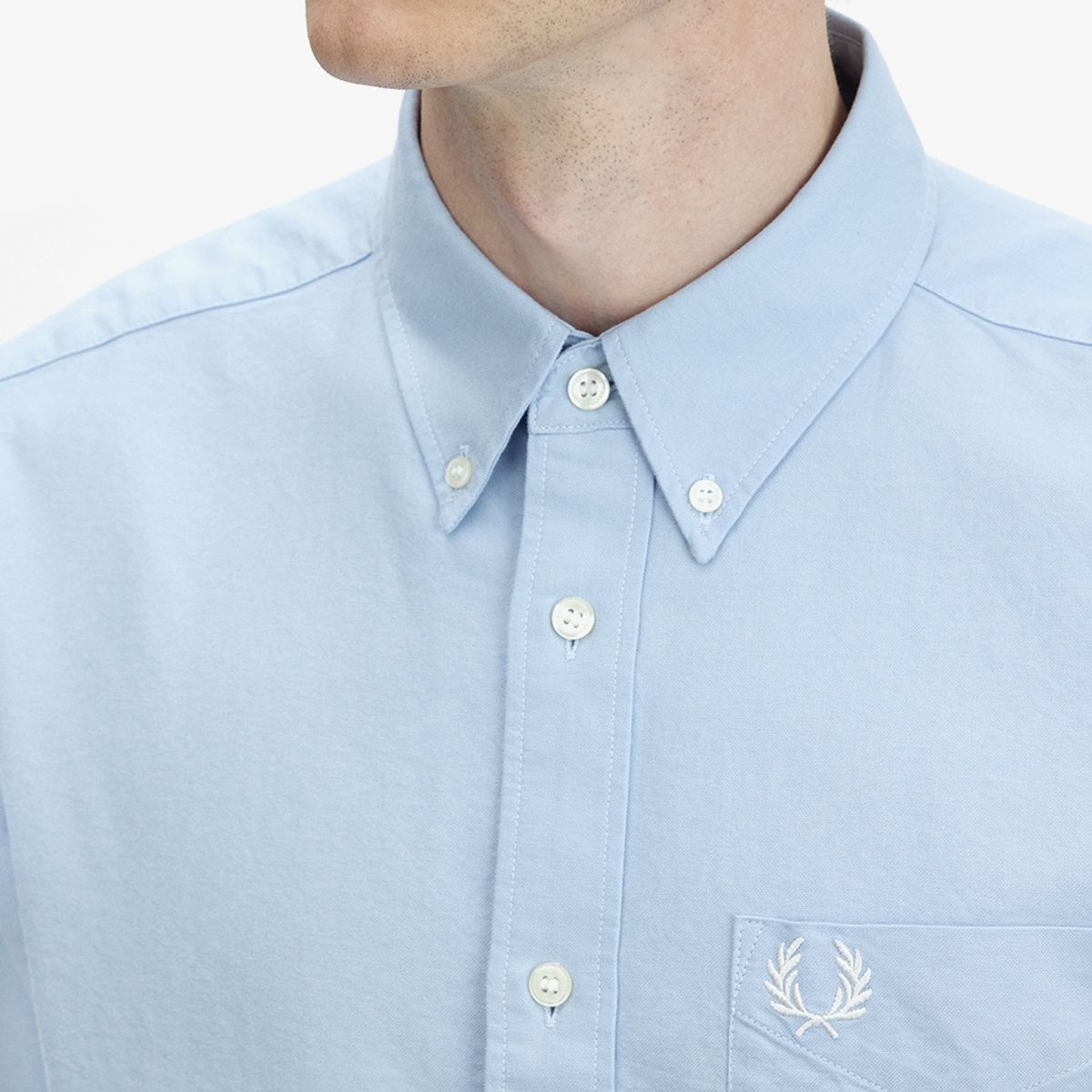 프레드페리(FRED PERRY) [Baseline] 롱 슬리브 옥스포드 셔츠 - 라이트스모크 AFPM2G95516-146