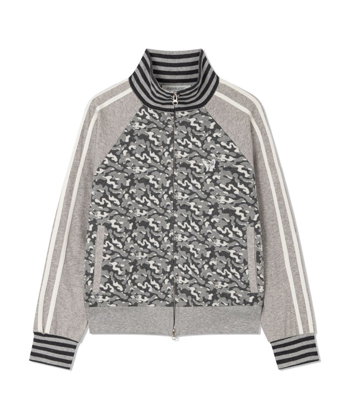 구월십일(GUWOLSIBIL) MILITARY RAGLAN ZIP-UP MELANGE GREY