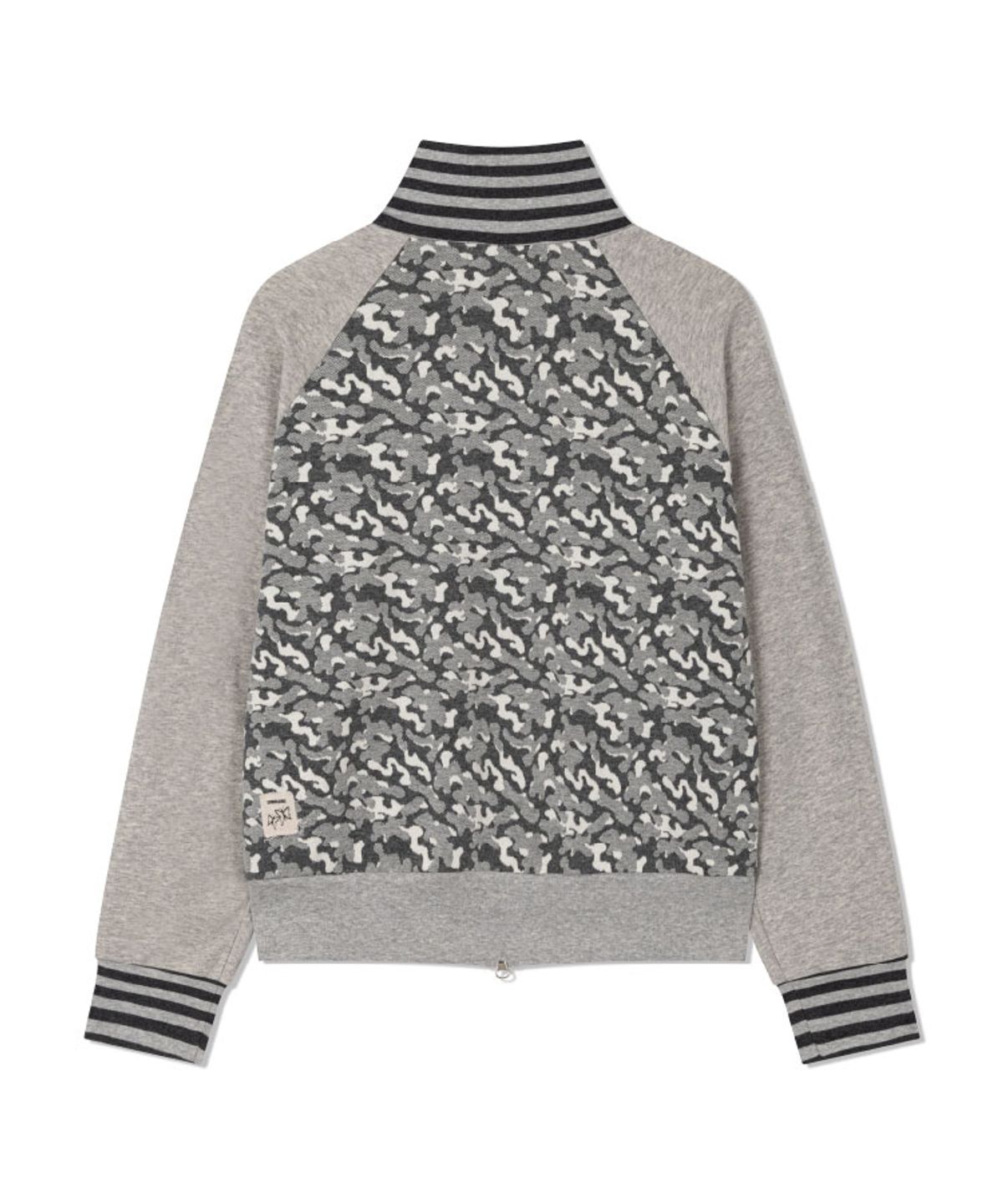 구월십일(GUWOLSIBIL) MILITARY RAGLAN ZIP-UP MELANGE GREY