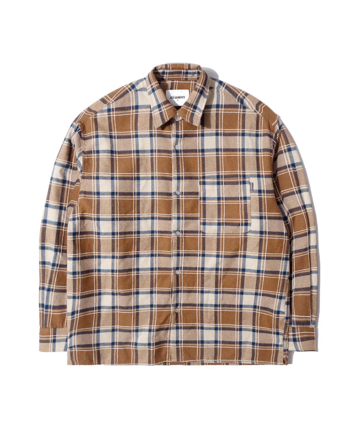 큐티에잇 가먼츠(QT8 GARMENTS) LB Rustic Core Flannel Check Shirt (Beige)