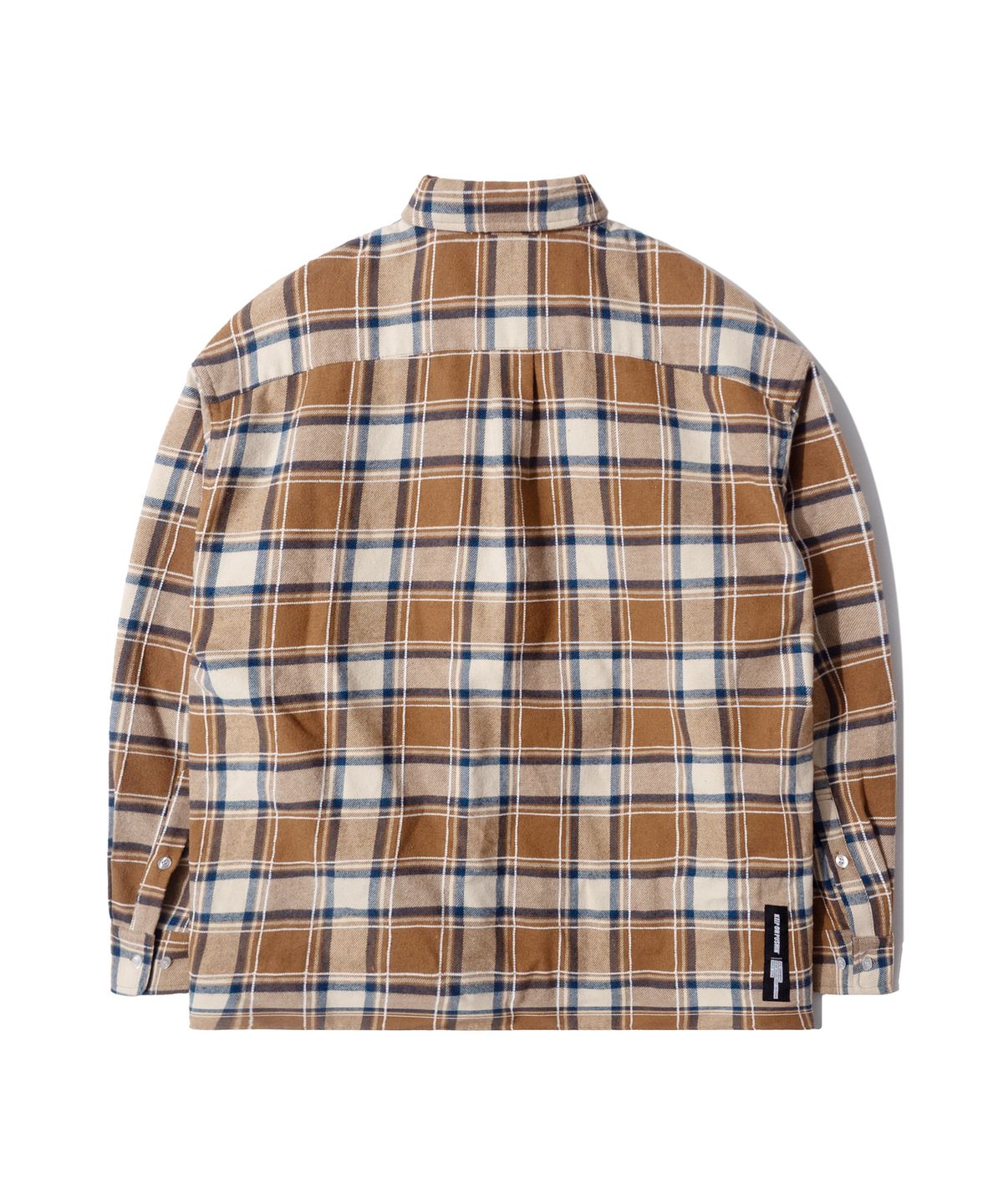 큐티에잇 가먼츠(QT8 GARMENTS) LB Rustic Core Flannel Check Shirt (Beige)