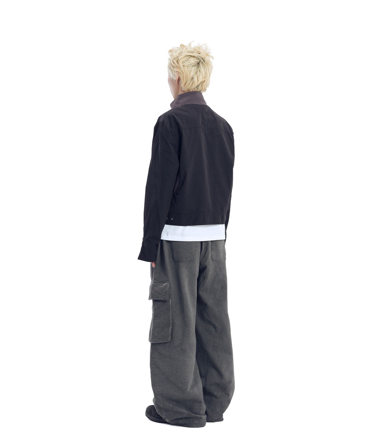 아캄(AAKAM) Multi Pocket Cargo Sweatpants (Dark Gray)