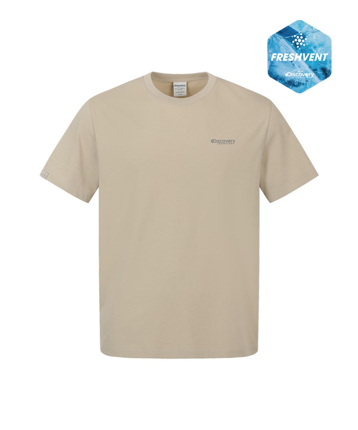 디스커버리 익스페디션(DISCOVERY EXPEDITION) 남성 프레시벤트 덴버 반팔티셔츠 (BEIGE2)