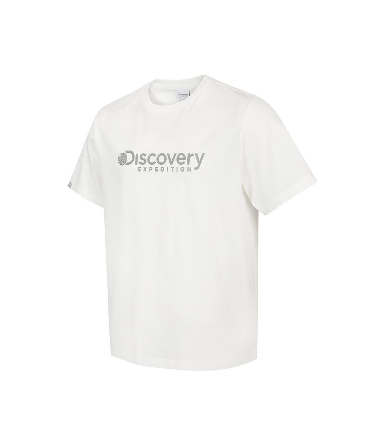 디스커버리 익스페디션(DISCOVERY EXPEDITION) 남성 프레시벤트 로건 반팔티셔츠 (WHITE)