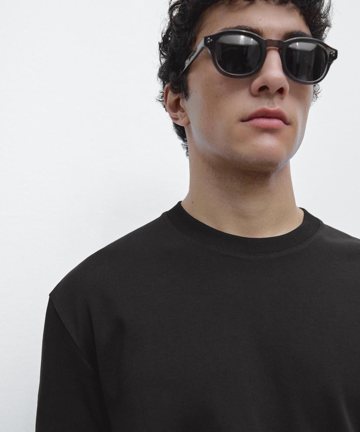 마시모두띠(MASSIMO DUTTI) 100% 코튼 반팔 티셔츠