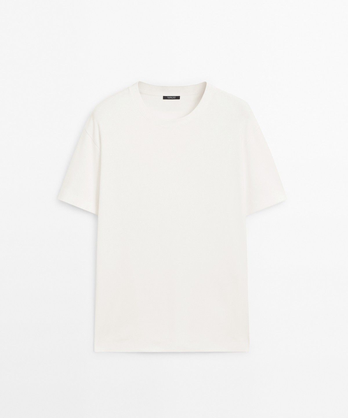 마시모두띠(MASSIMO DUTTI) 100% 코튼 반팔 티셔츠