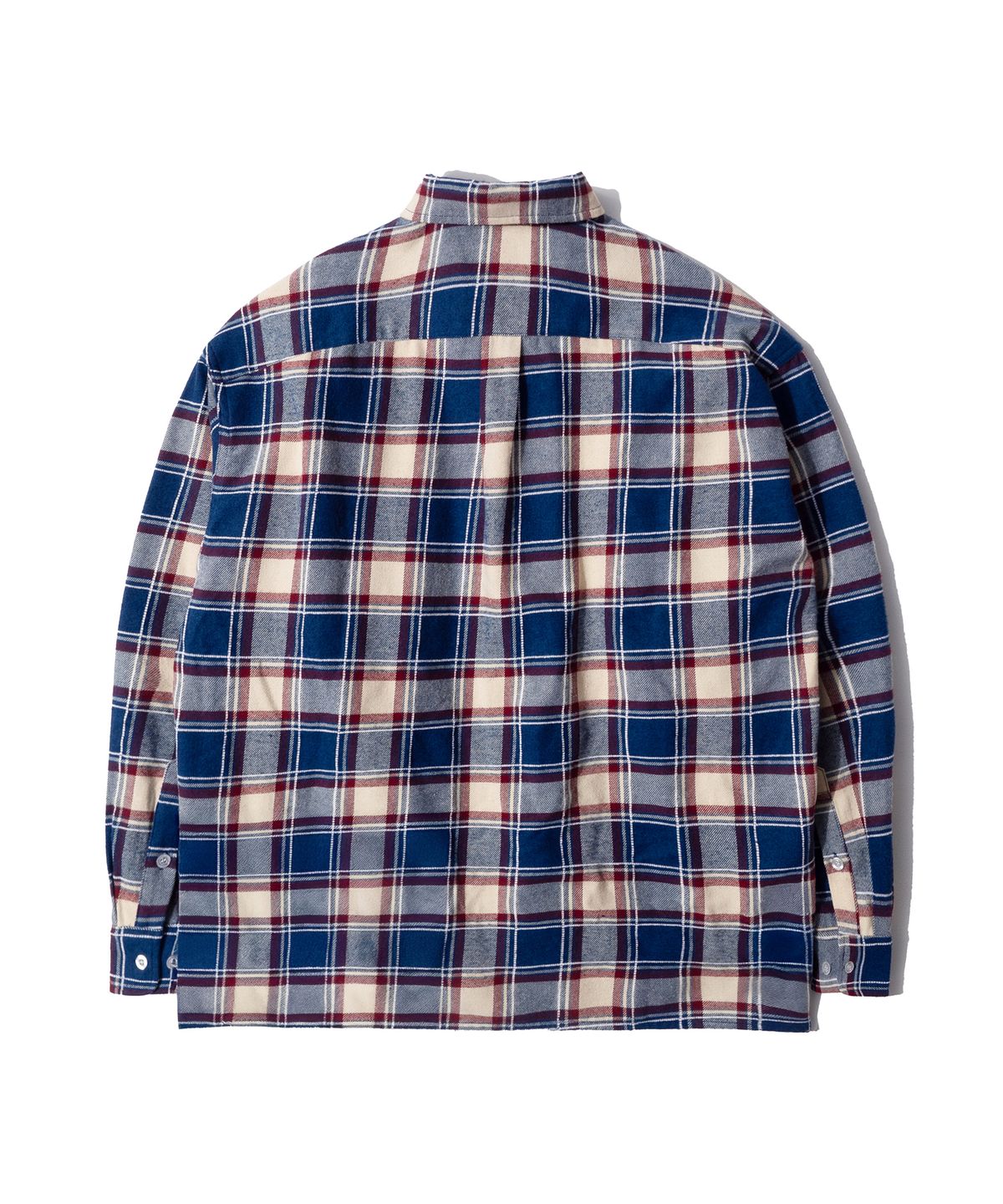 큐티에잇 가먼츠(QT8 GARMENTS) LB Rustic Core Flannel Check Shirt (Blue)