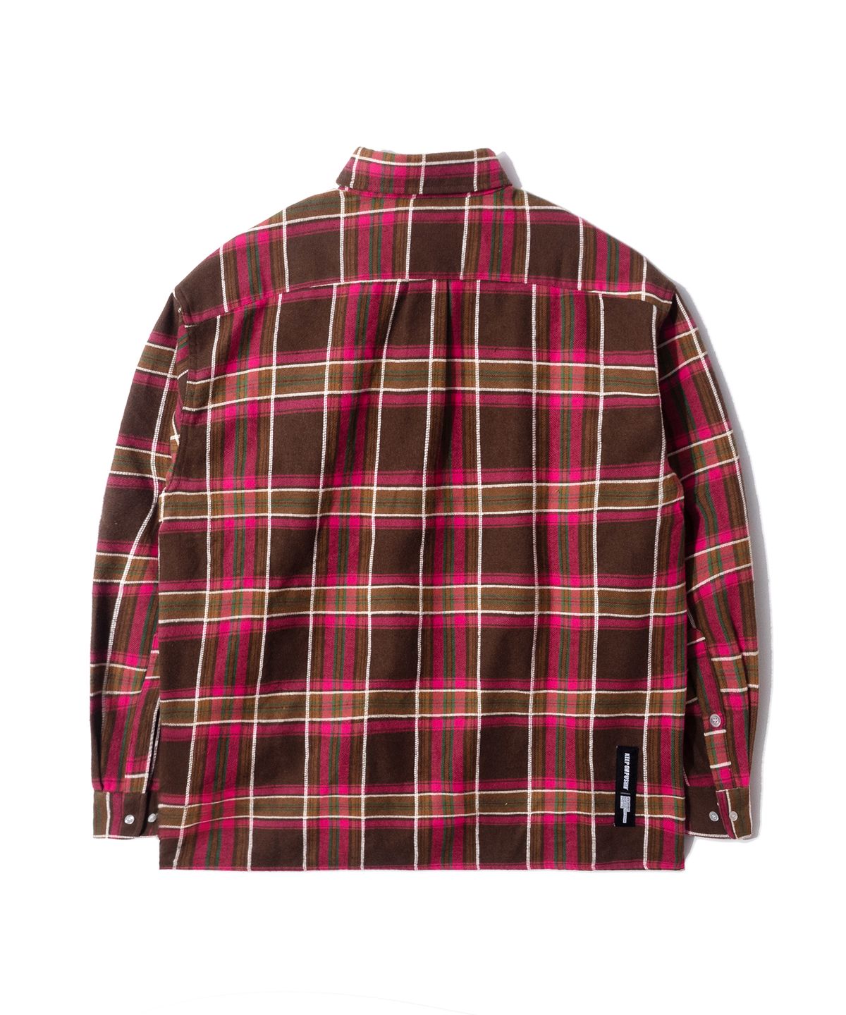 큐티에잇 가먼츠(QT8 GARMENTS) LB Rustic Core Flannel Check Shirt (Pink)