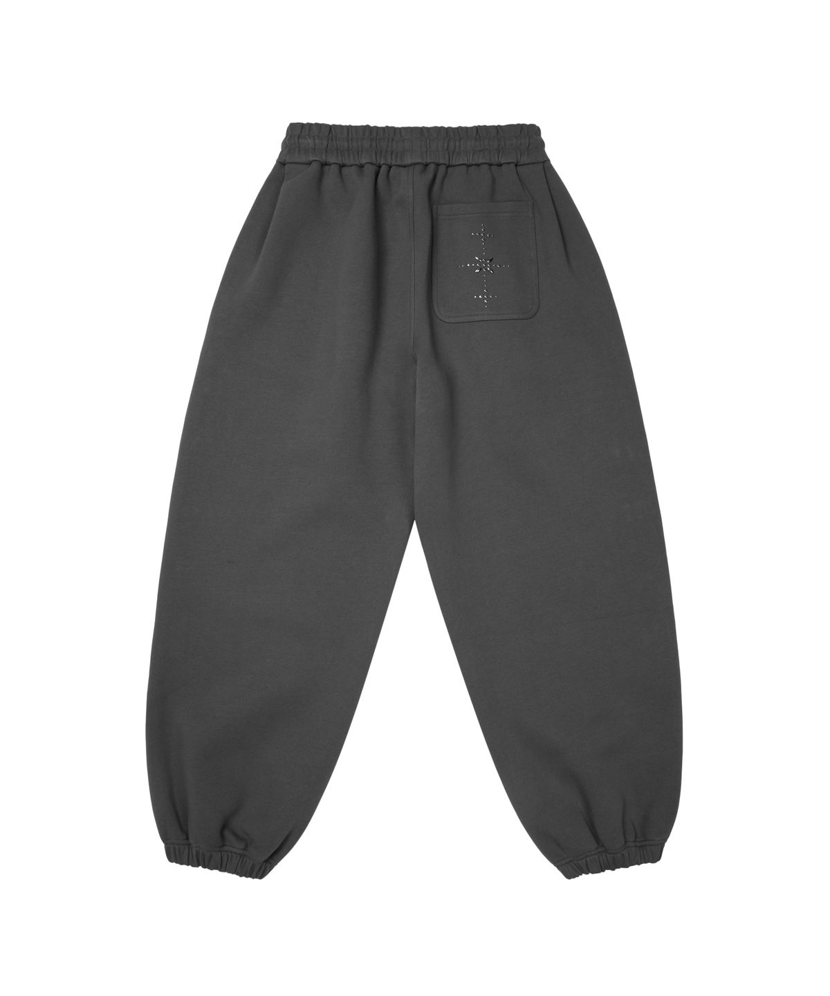 아캄(AAKAM) Line Studded Sweatpants (Dark Gray)