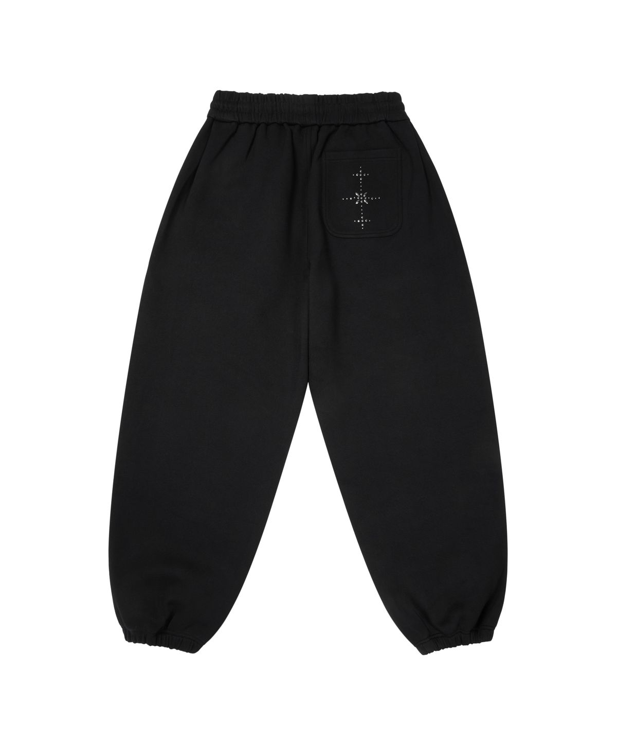 아캄(AAKAM) Line Studded Sweatpants (Black)