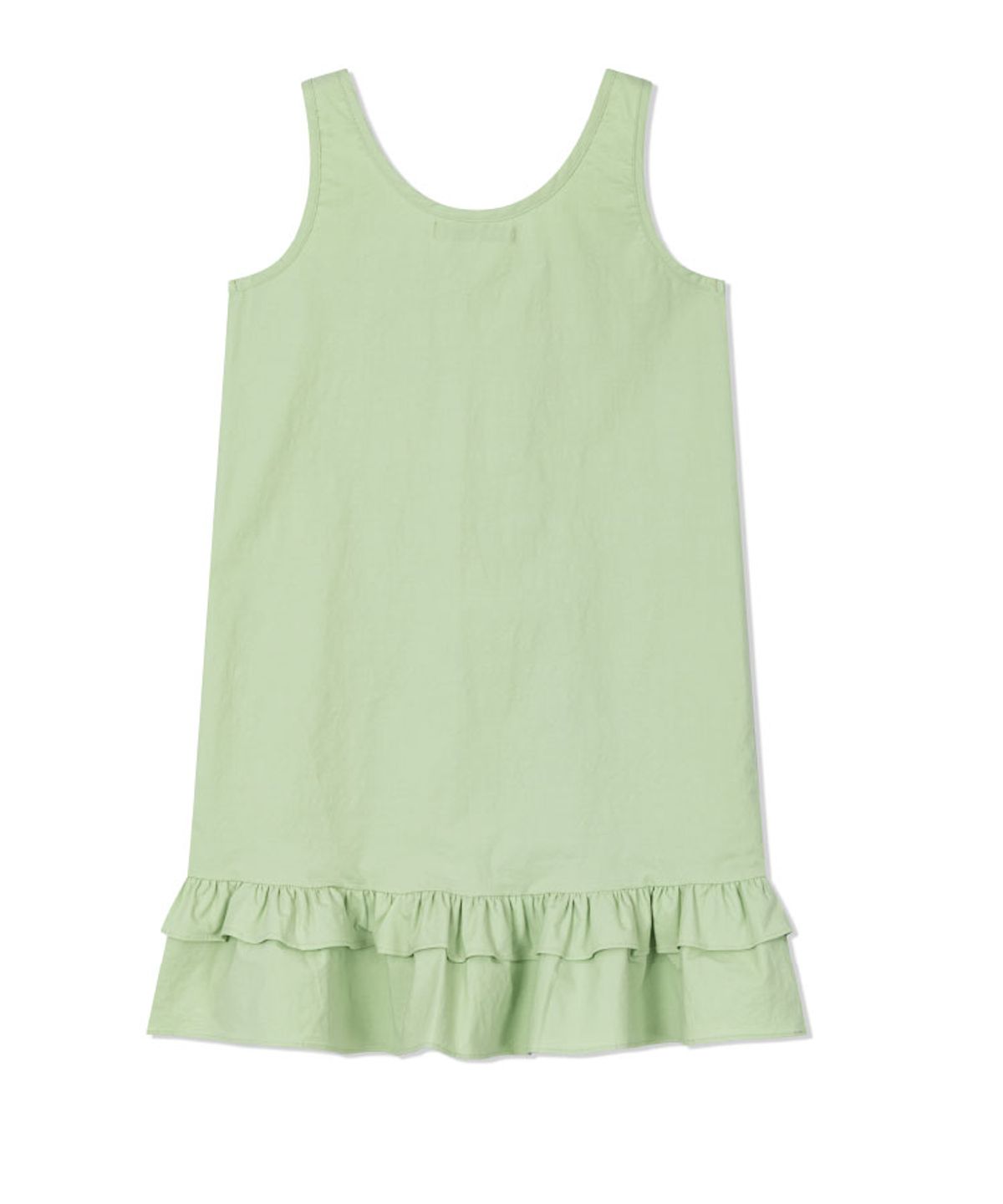 구월십일(GUWOLSIBIL) LAYERED LONG DRESS LIGHT GREEN
