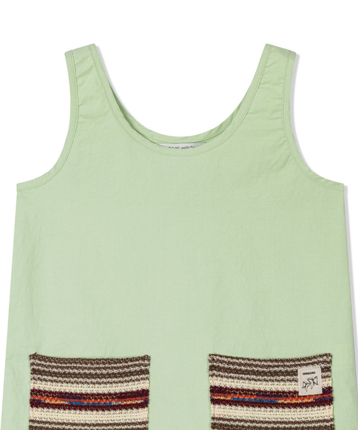 구월십일(GUWOLSIBIL) LAYERED LONG DRESS LIGHT GREEN