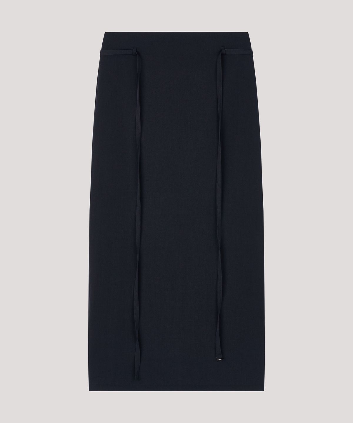 더 릴(THE LILLE) Belt Long Skirt_Navy