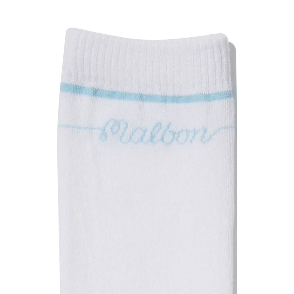말본 골프(MALBON GOLF) 여성 로고 자카드 니삭스 OFF WHITE (WOMAN)